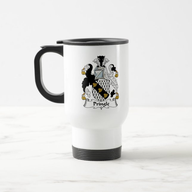 Pringle Family Crest Travel Mug (Left)