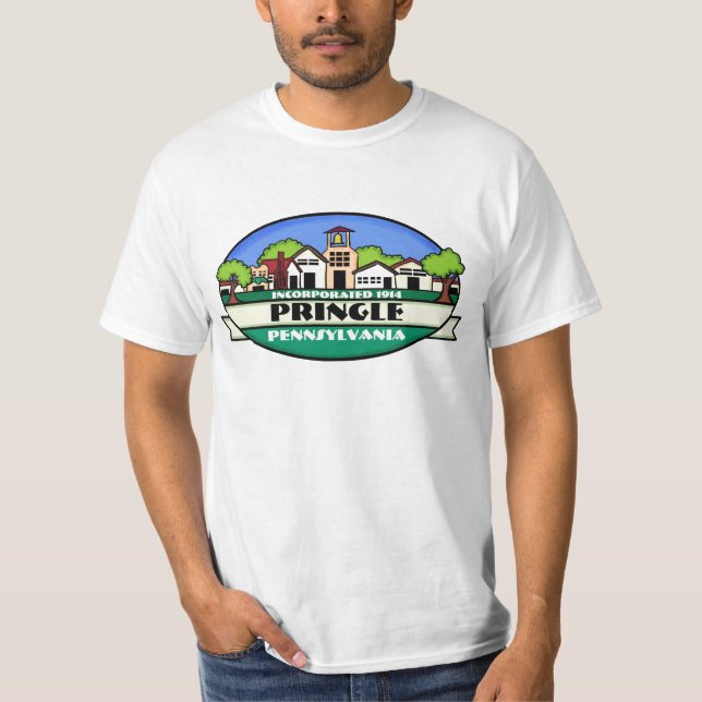 Pringle Pennsylvania small town value tee (Front)