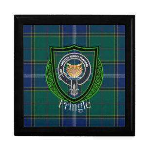 Pringle Scottish Clan Tartan & Crest Gift Box