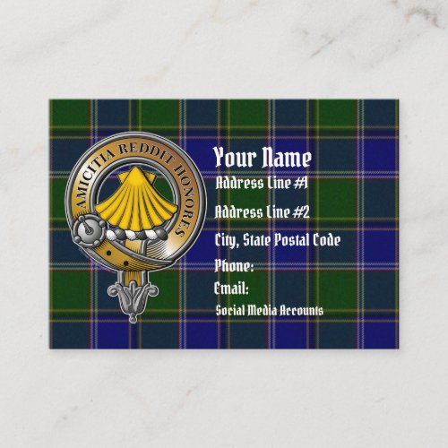 Pringle Tartan & Badge