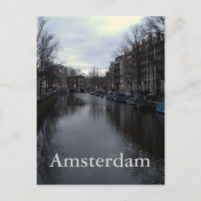Prinsengracht canal, Amsterdam Postcard (Front)