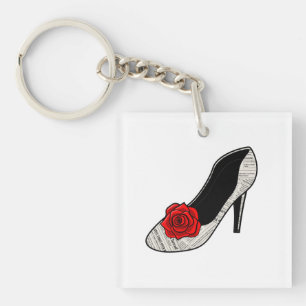 Print and Petal High Heel Keychain
