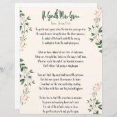 Print - Annie Johnson Flint 'He Giveth More Grace' (Front/Back)