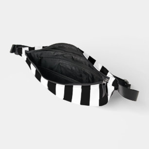 Print Cut Sew Bag Black & White Stripe