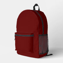 Print Cut Sew Bag Dark Red Burgundy