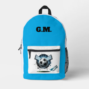 Print Cut Sew Bag-Personalized Soccer Backpack