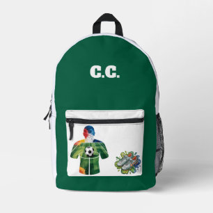 Print Cut Sew Bag-Personalized Soccer Backpack