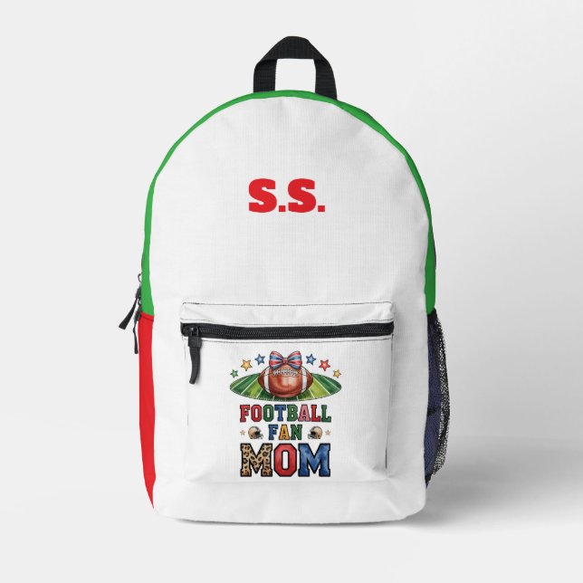 Print Cut Sew Bag-Personalized Soccer Backpack (Front)