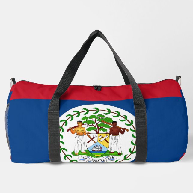 Print Cut Sew Bag with flag of Belize (Back)