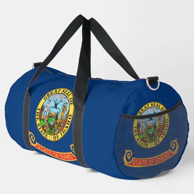 Print Cut Sew Bag with flag of Idaho, USA (Right Corner)