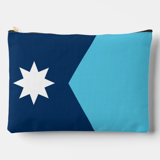 Print Cut Sew Bag with flag of Minnesota, USA (Front)