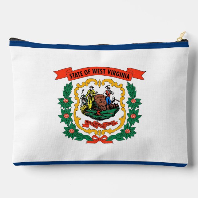 Print Cut Sew Bag with flag of West Virginia (Back)