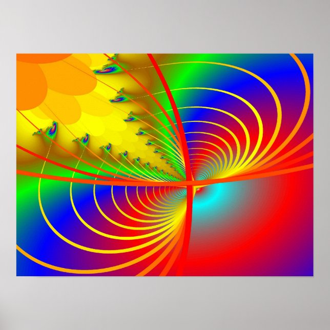 Print: Fractal Graphic II Poster (Front)