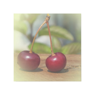 Print Gallery Wrap grim red fresh cherries