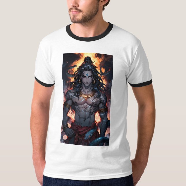 PRINT HINDU GOD SHIVA T-Shirt (Front)