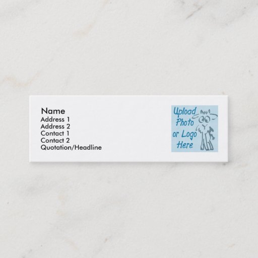Customizable Print my own business cards white