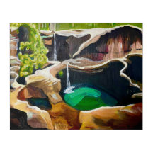 Print of Original Painting Australian Landscape