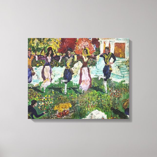 Print of Original painting  Grecian Festival SARR (Front)