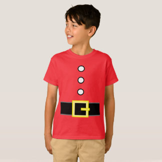 Print on Demand Funny Christmas Santa ELF SUIT T-Shirt