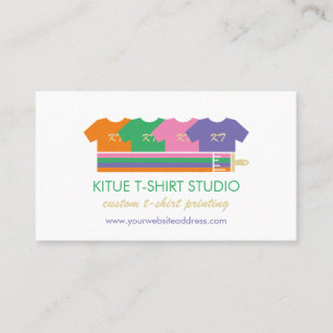 Print on demand Handmade Heat Transfer Vinyl Business Card