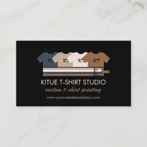 Print on demand Handmade Heat Transfer Vinyl Shirt Business Card