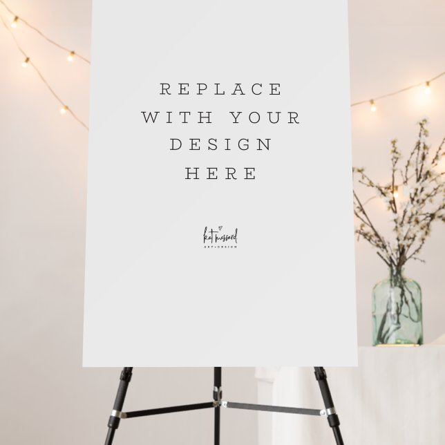 PRINT ORDER 24x36 inch tall foam board event sign (In Situ (Stand))