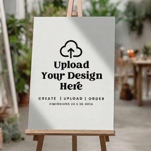 PRINT ORDER 24x36 Inch Tall Foam Board Event Sign