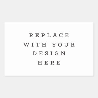 PRINT ORDER 4.5 x 2.7 envelope party rectangle Rectangular Sticker