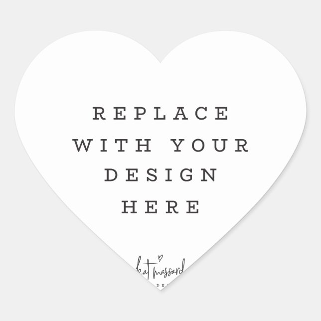 PRINT ORDER envelope party favor seal heart (Front)