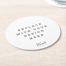 PRINT ORDER special event party round circle