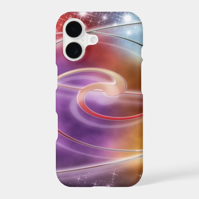print pattern background design colorful diy iphone case (Back)