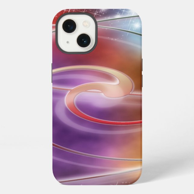 print pattern background design colorful diy iphone case (Back)