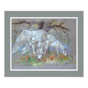PRINT - Pegasus Mother & Foal