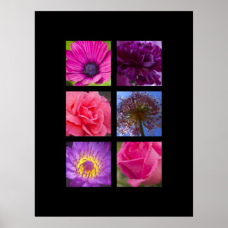 Print - Pink and Purple Flowers