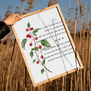 Print, Poster Paper (matte) - Raspberry Dreams