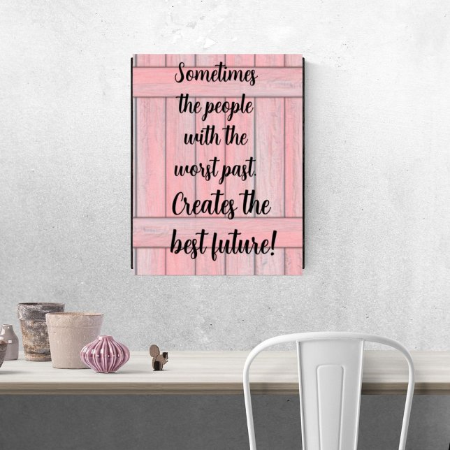 Print Poster Pink Black Saying Best Future (Creator Uploaded)