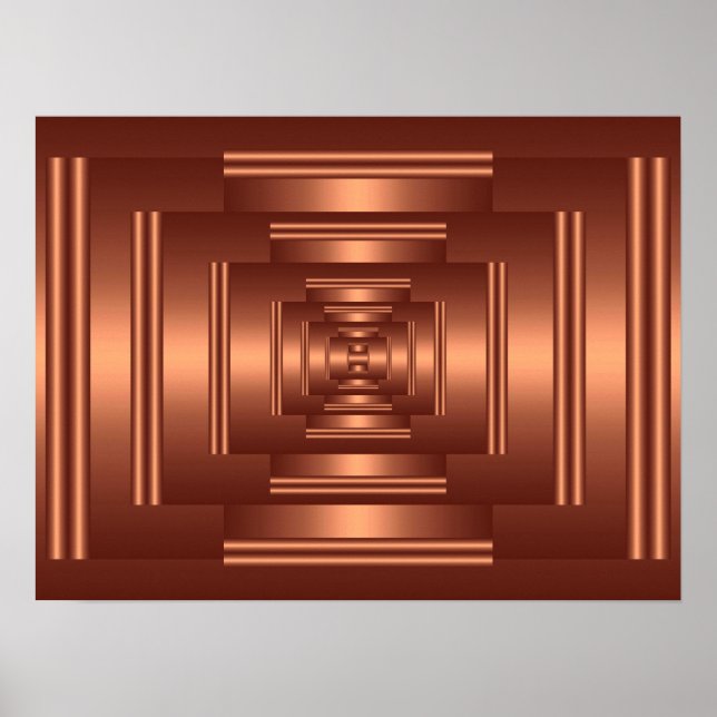 Print Rectangle Vision Copper (Front)
