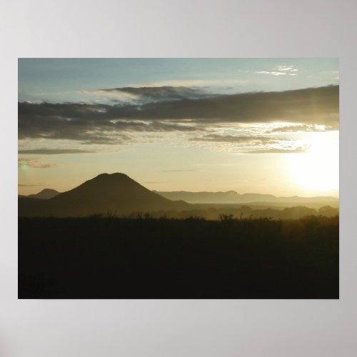 Print San Pedro Valley At Dawn Poster