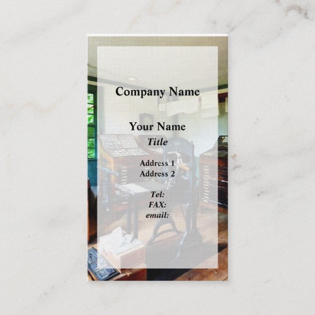 Print Shop Business Card (Front)