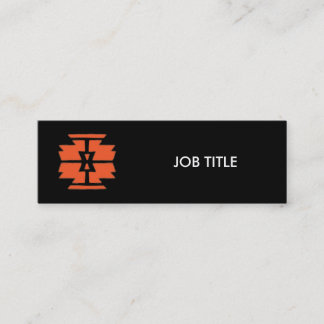Print - Southwest Indian Design Mini Business Card