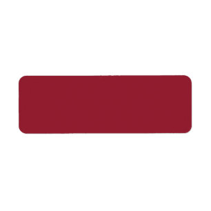 Print-to-Edge Return Address CRANBERRY Label