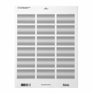 Print-to-the-Edge Address Labels