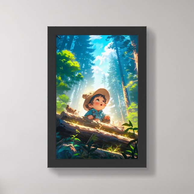 Print, Value Poster "Elegant Wall Frames f (matte) (Framed Front)