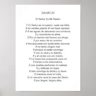 Salmo 23 - Pastor - Posters and Art Prints