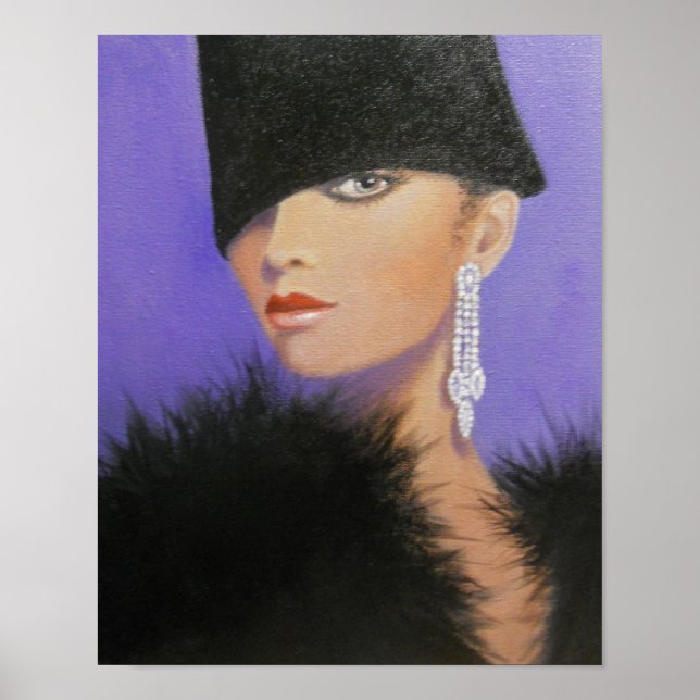 Print, Value Poster Paper (Matte) A Lady with styl (Front)
