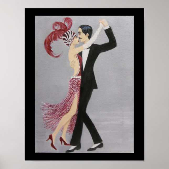 Print, Value Poster Paper (Matte)   Vintage Dancer (Front)