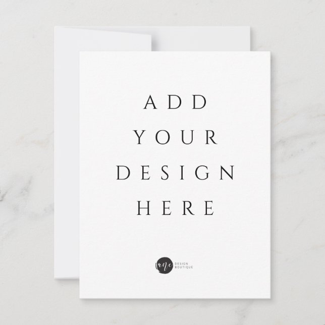 Print your Card / Invitation at any size (Front)