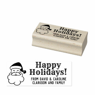 Print Your Christmas Gift Tags with this Rubber Stamp