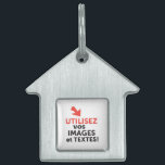 Print your DIY designs online Pet Name Tag<br><div class="desc">Choose the background color,  add texts and images.</div>