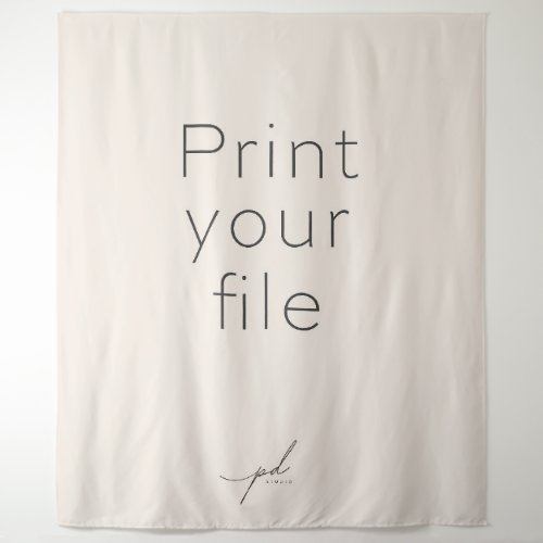 PRINT YOUR FILE Backdrop Design on Tapestry